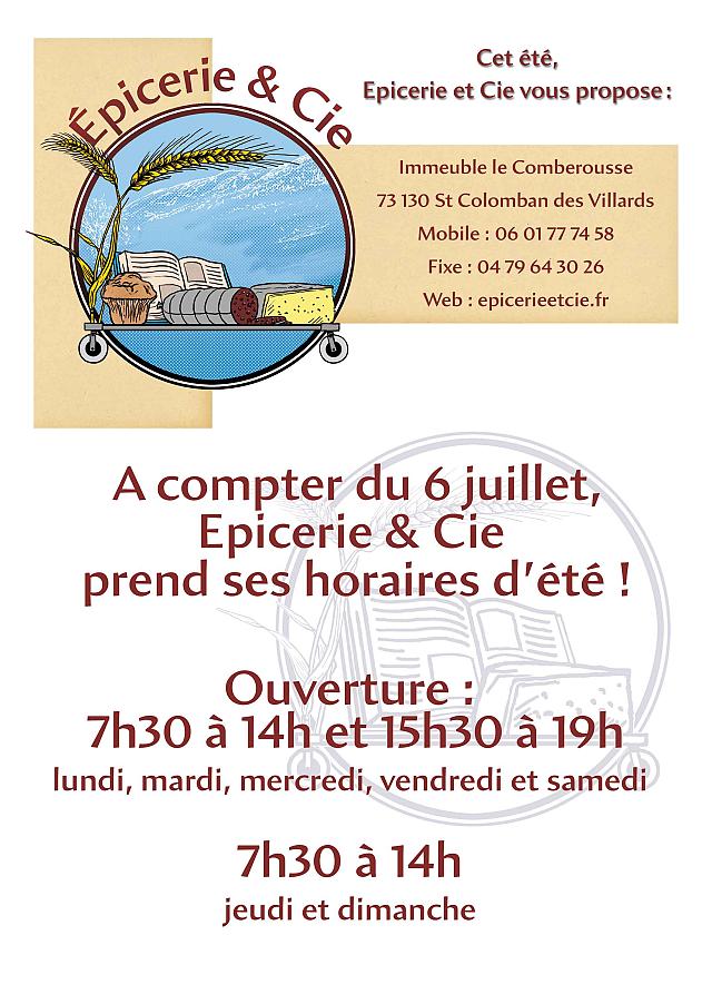 Horaires été 2019